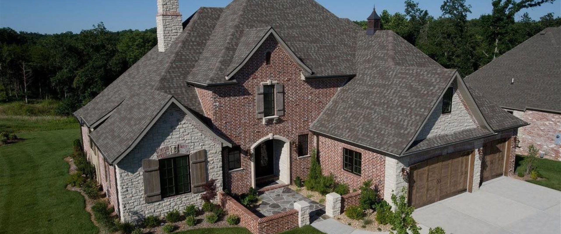 Where are houses built?